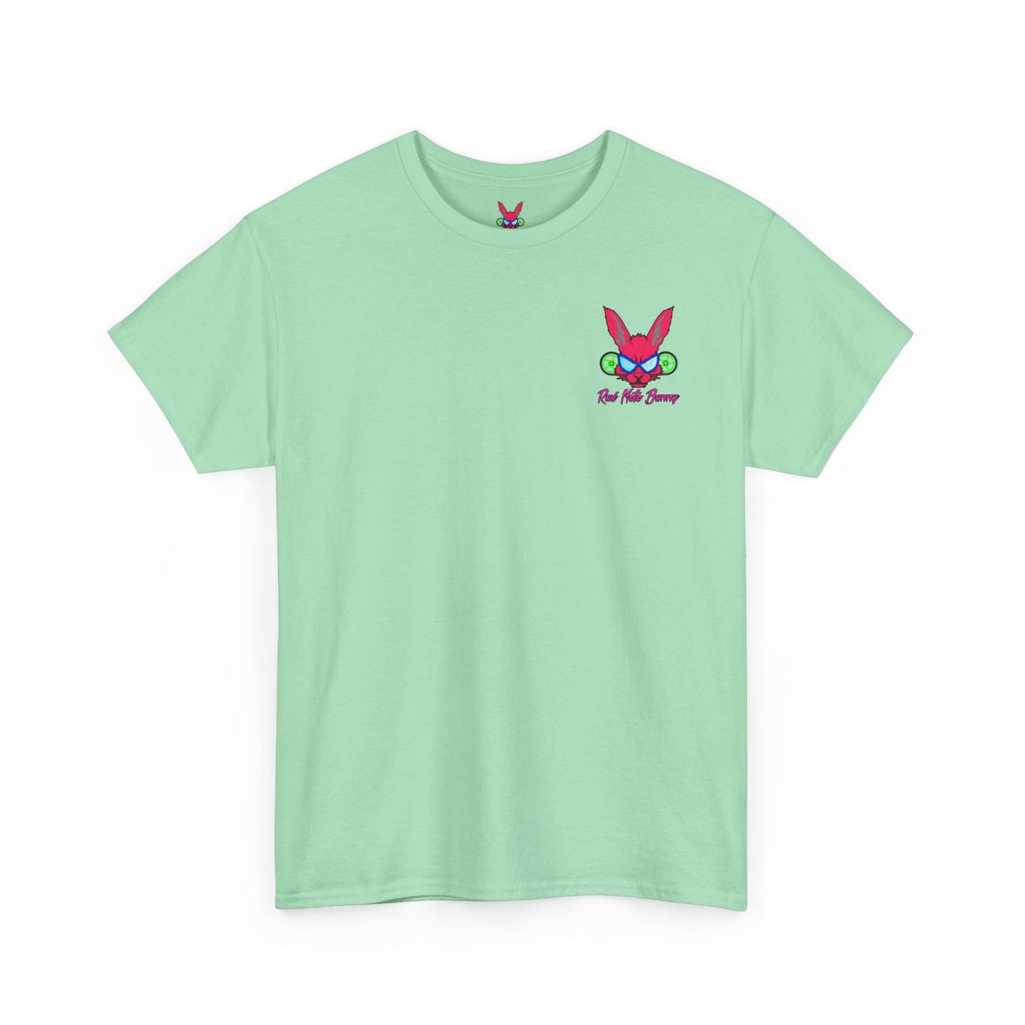 Comedian Moto Bunny, Rad Moto Bunny, Heavy Cotton T-Shirt