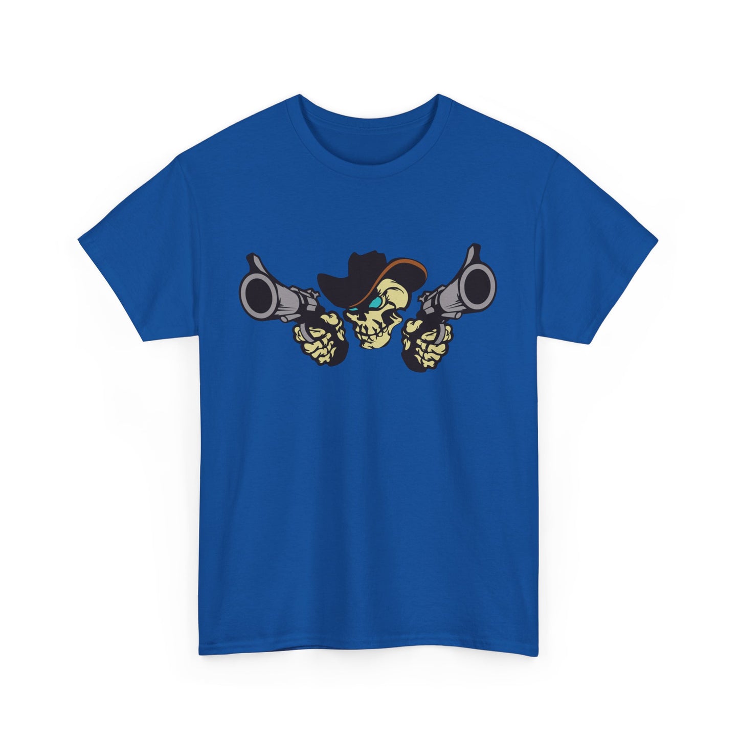 Cowboy Skull. Heavy Cotton T-Shirt