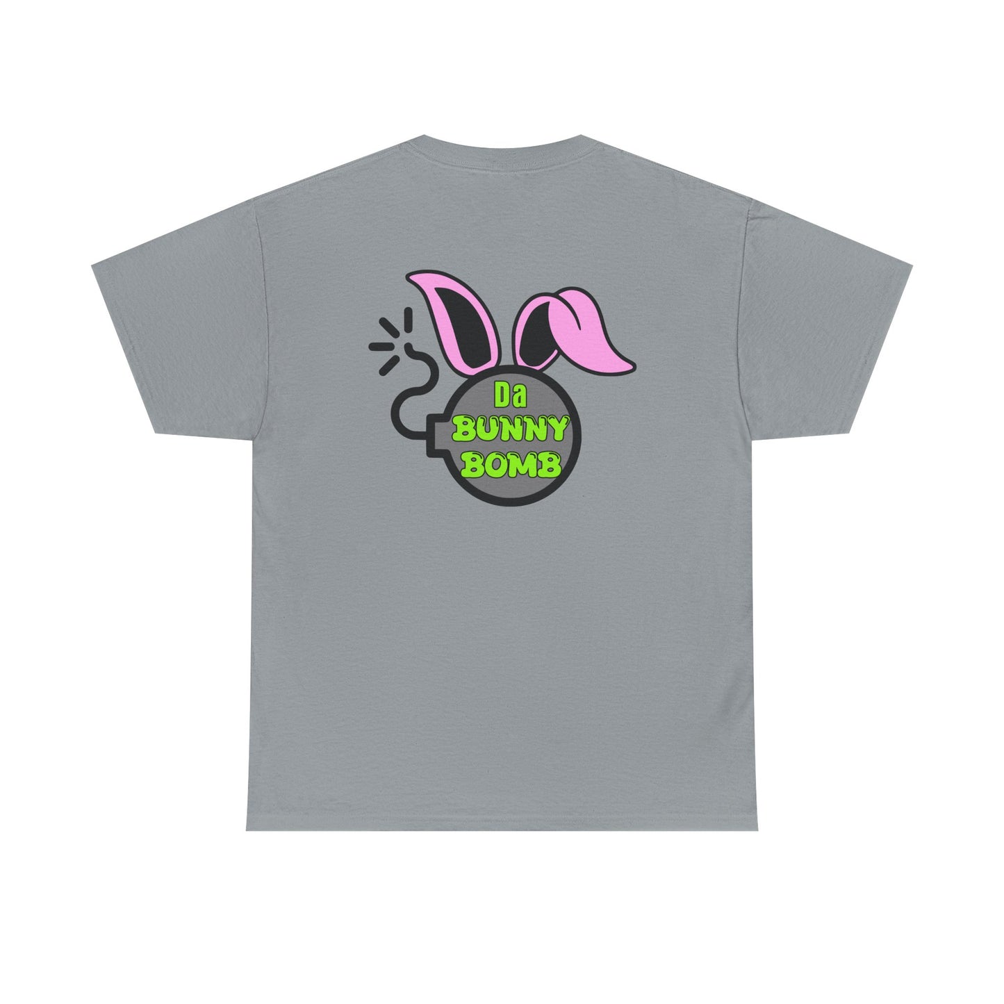 Da Bunny Bomb, Rad Moto Bunny, Heavy Cotton T-Shirt