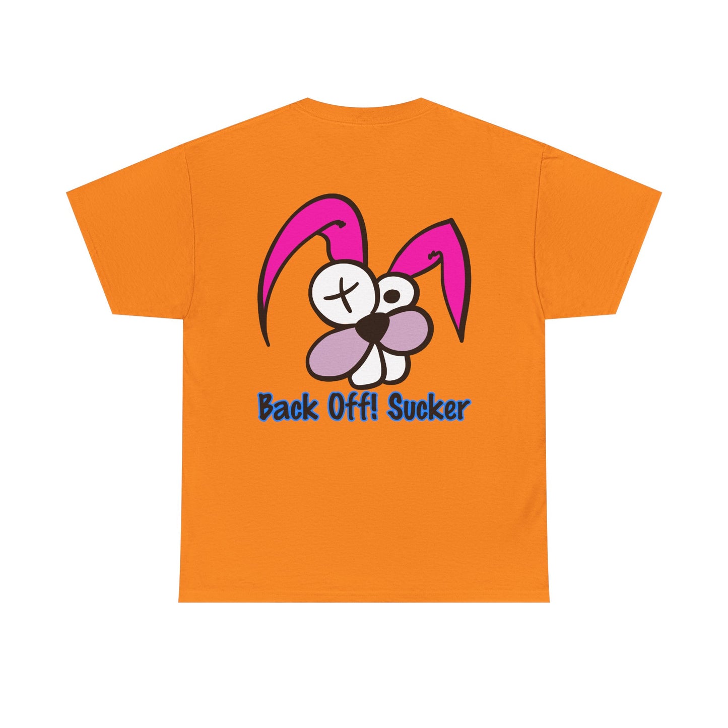 Back Off Sucker Bunny, Rad Moto Bunny, Heavy Cotton T-Shirt