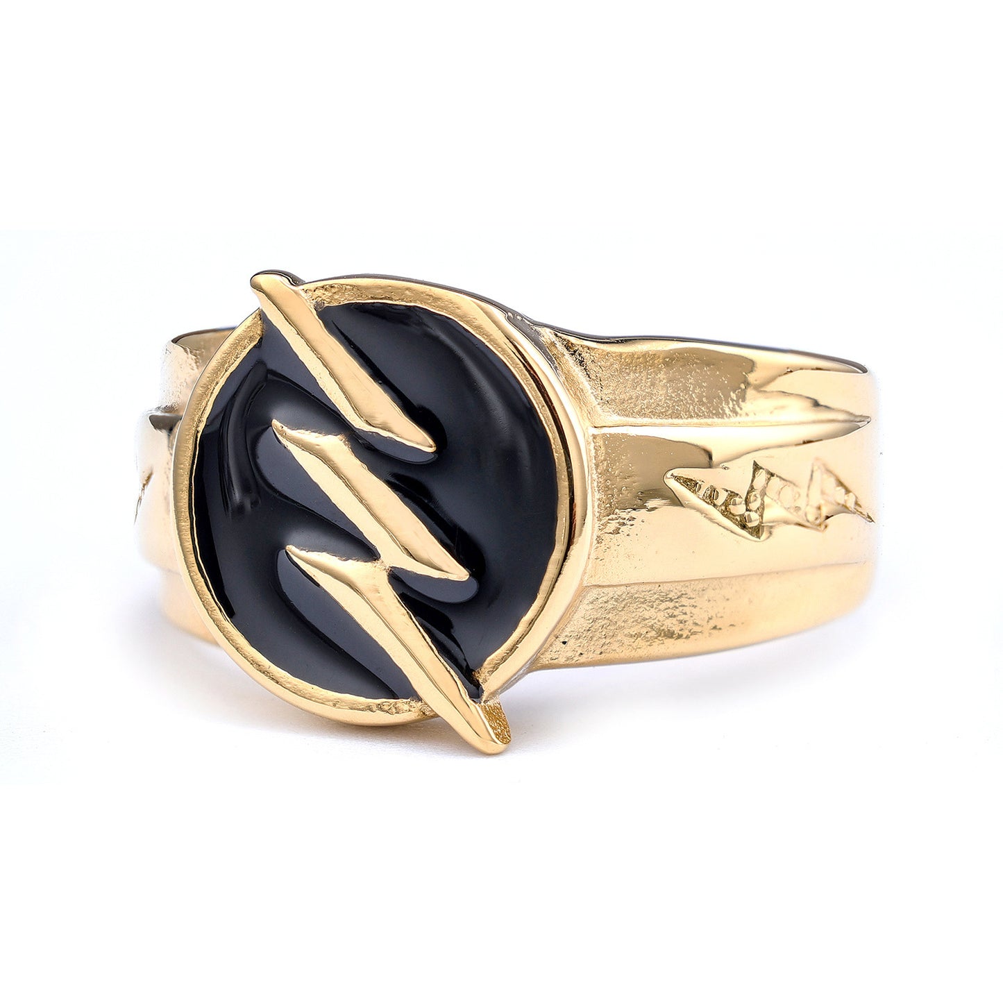 Men's Stainless Steel Lightning Ring
