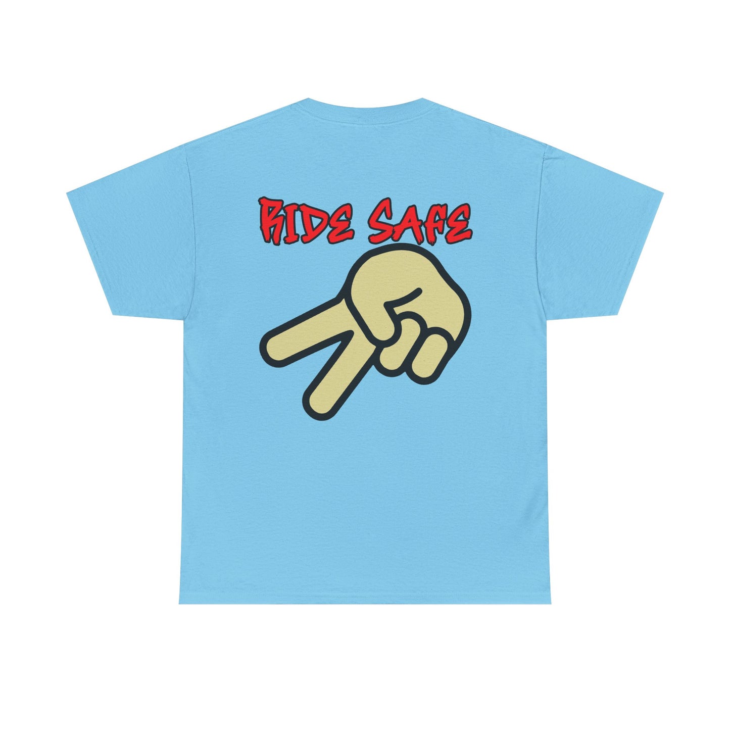 Ride Safe, Rad Moto Bunny, Heavy Cotton T-Shirt