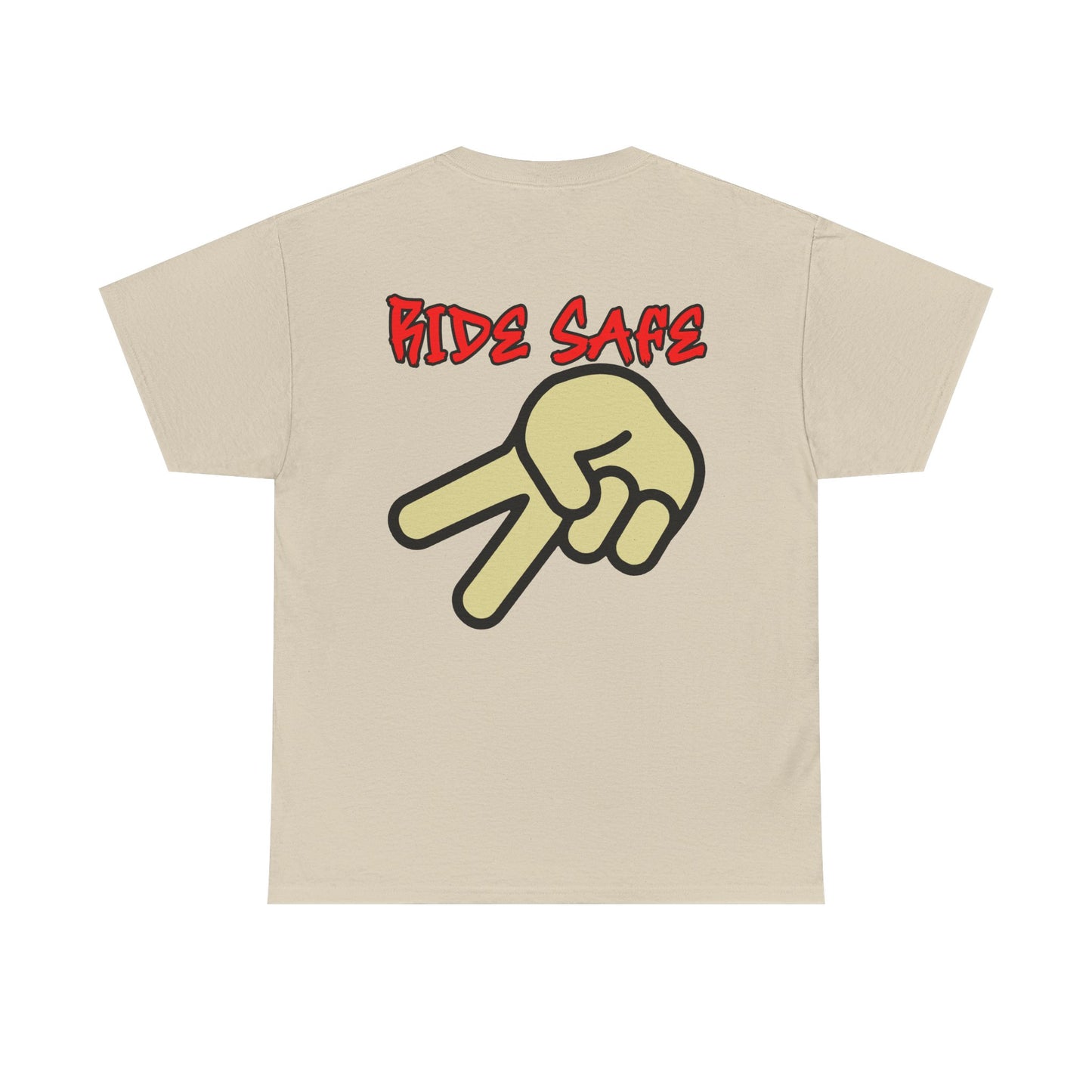 Ride Safe, Rad Moto Bunny, Heavy Cotton T-Shirt