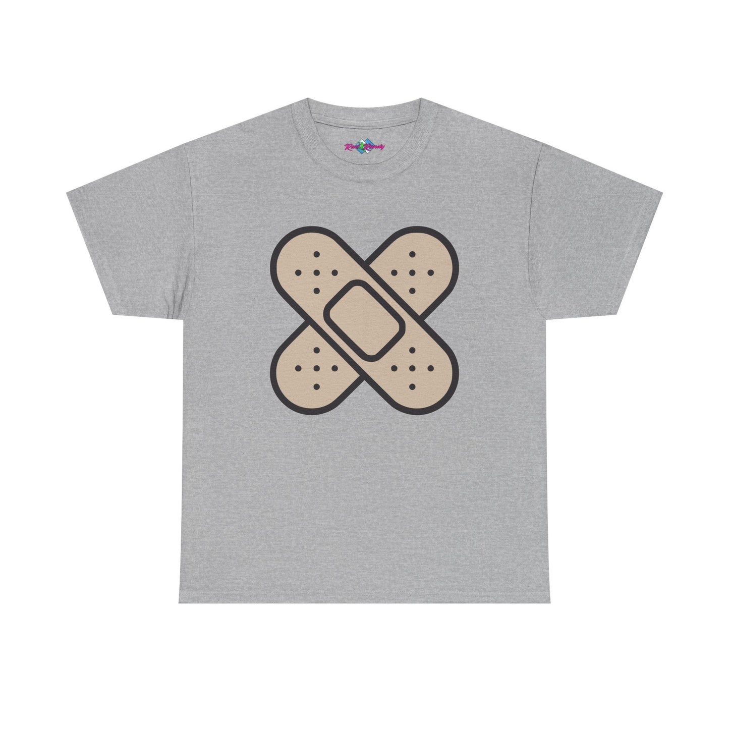Band Aids. Heavy Cotton T-Shirt