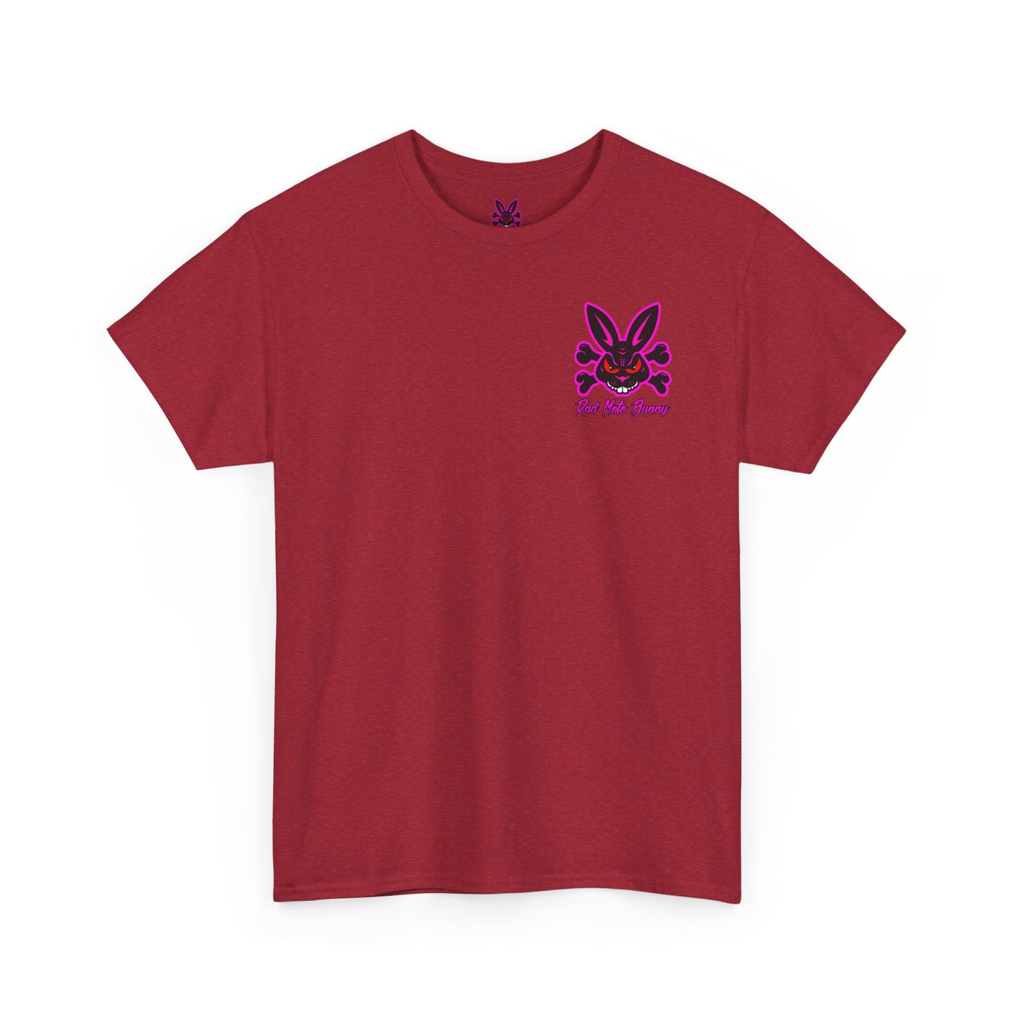 Back Off Sucker Bunny, Rad Moto Bunny, Heavy Cotton T-Shirt