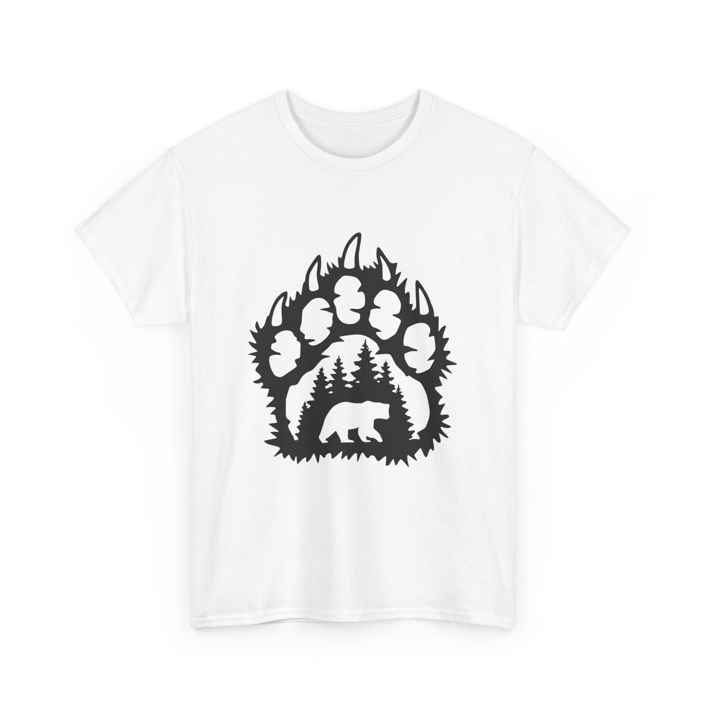 Bear Paw. Heavy Cotton T-Shirt