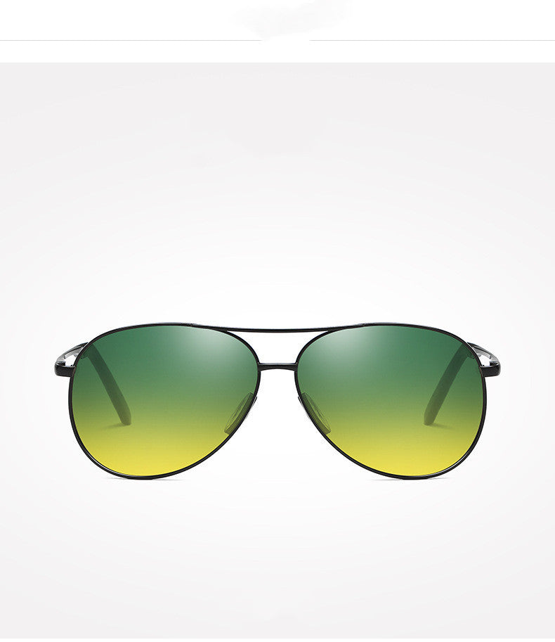 Polarized day and night sunglasses