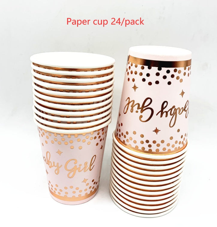 BABY GIRL Party Set