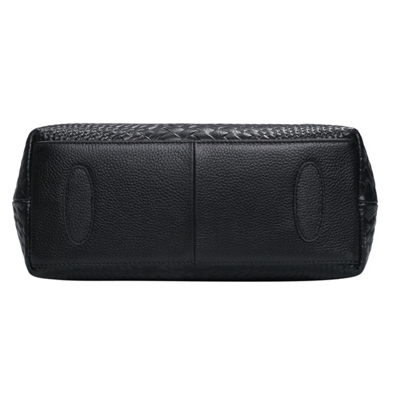 Genuine Leather Woven Bag