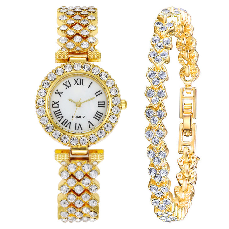 Fashionable Diamond Watch Set