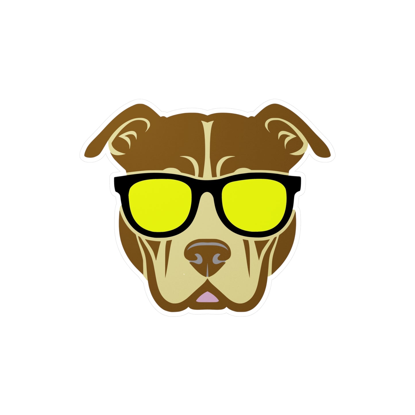 Kewl Dog. Kiss-Cut Vinyl Sticker