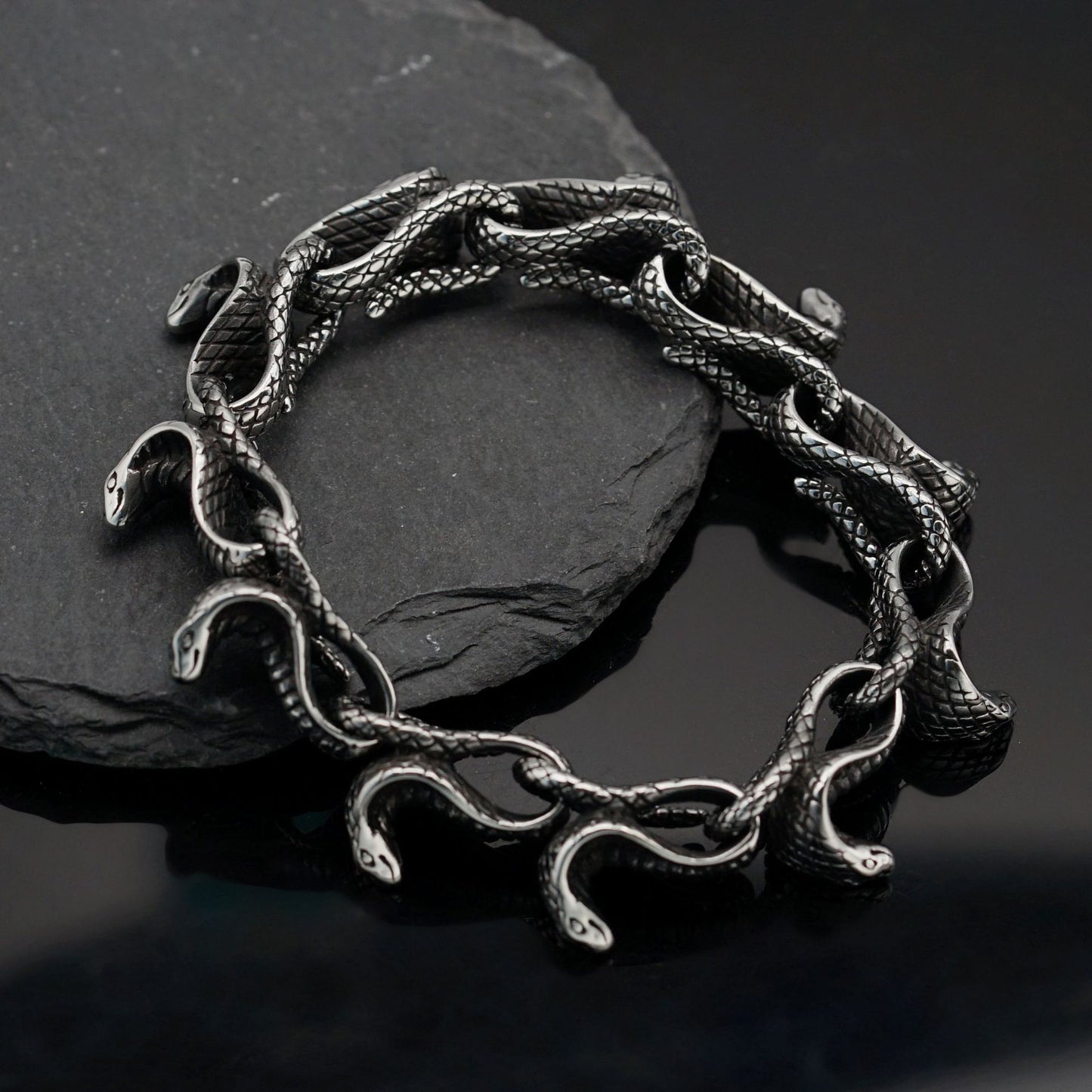 Stainless Steel Cobra Bracelet