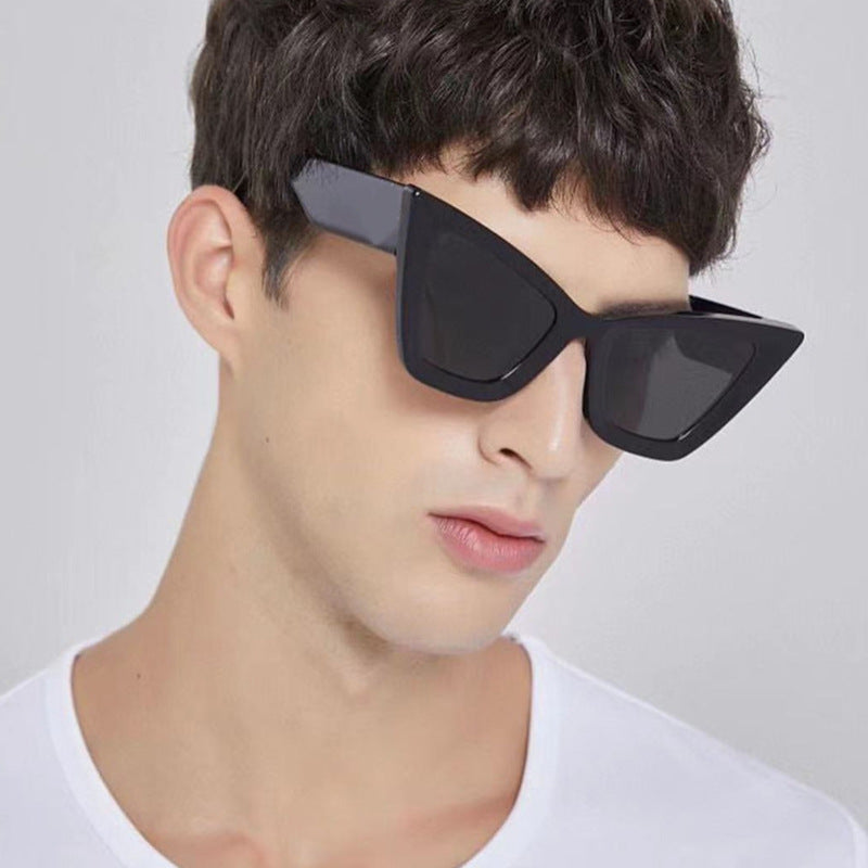 Large Frame Cat Eye Sunglasses