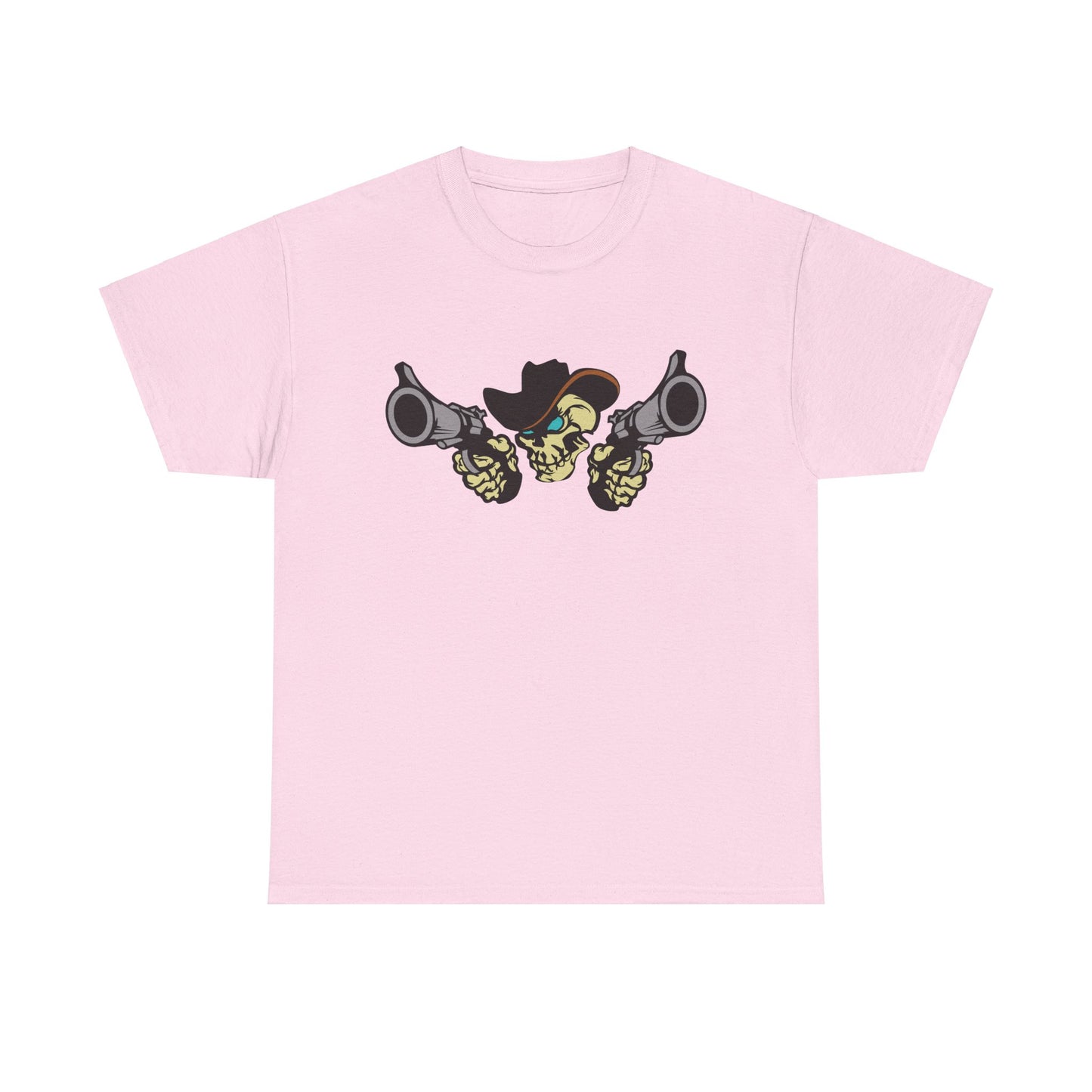 Cowboy Skull. Heavy Cotton T-Shirt
