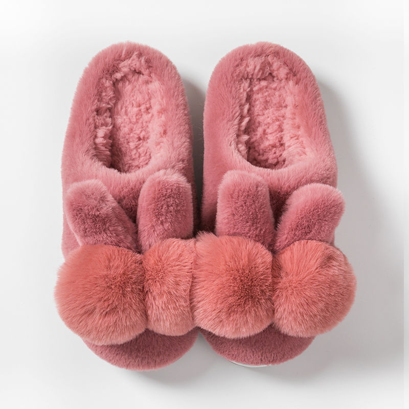 Fluffy Bunny Slippers