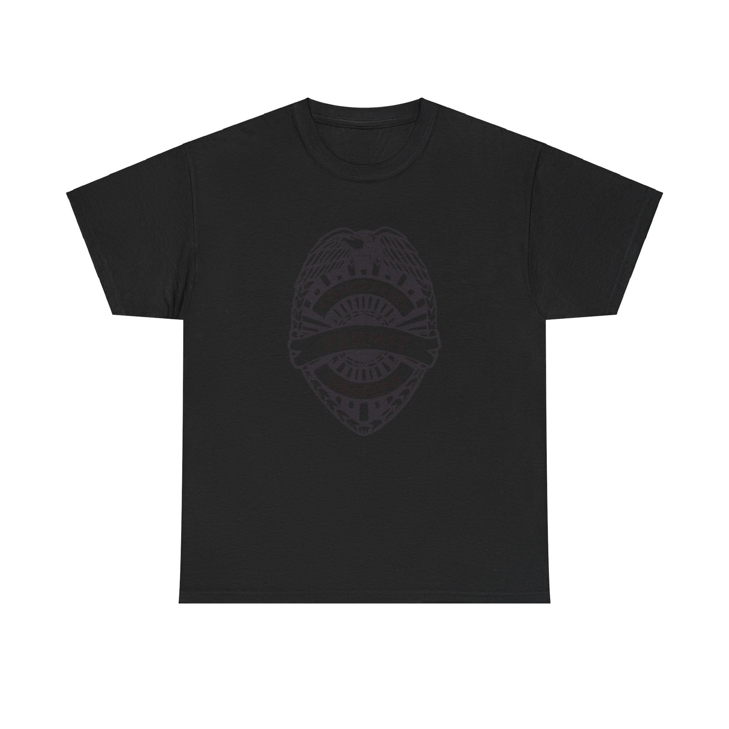 Concealed Weapons Permit Badge. Heavy Cotton T-Shirt