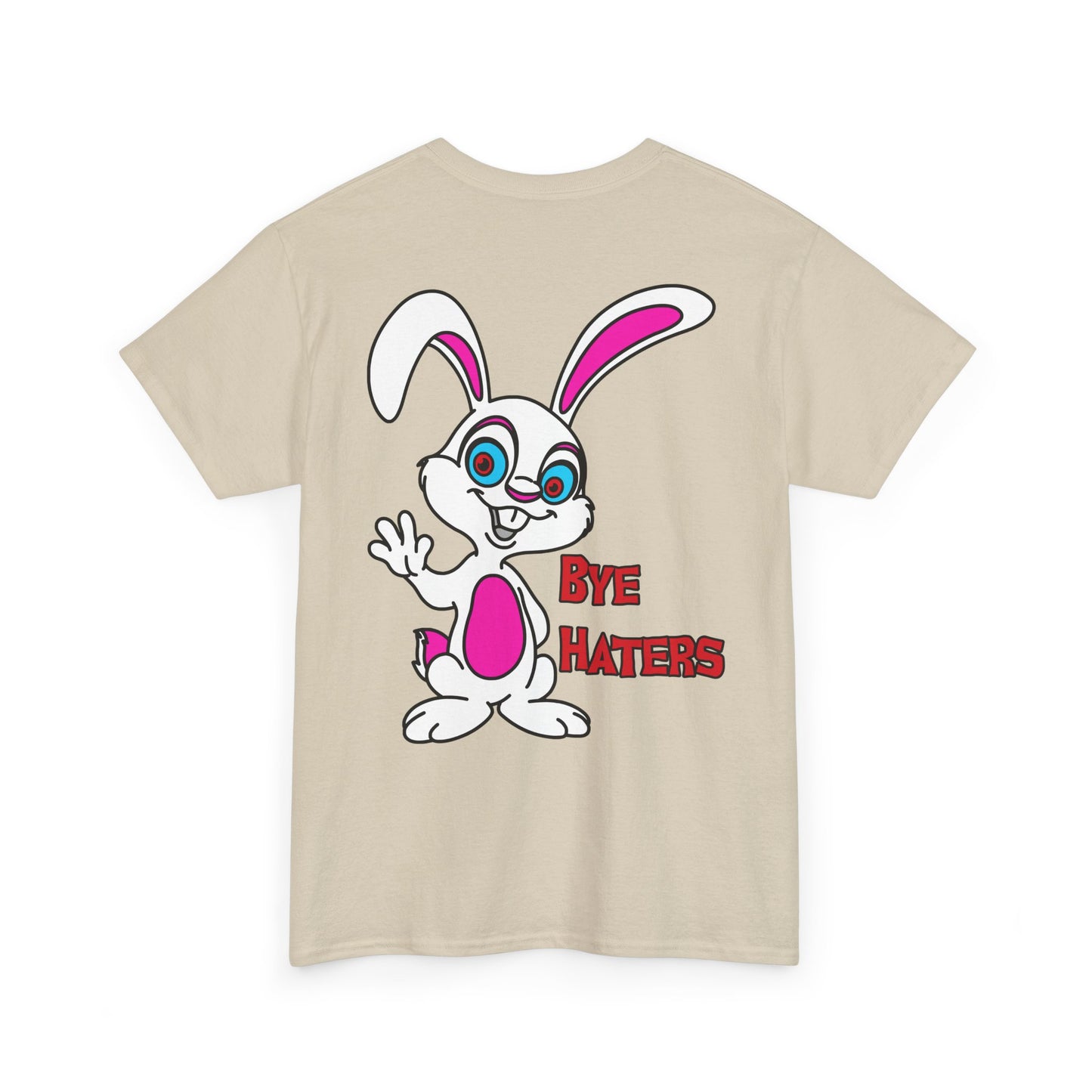 Bye Haters Bunny, Rad Moto Bunny, Heavy Cotton T-Shirt