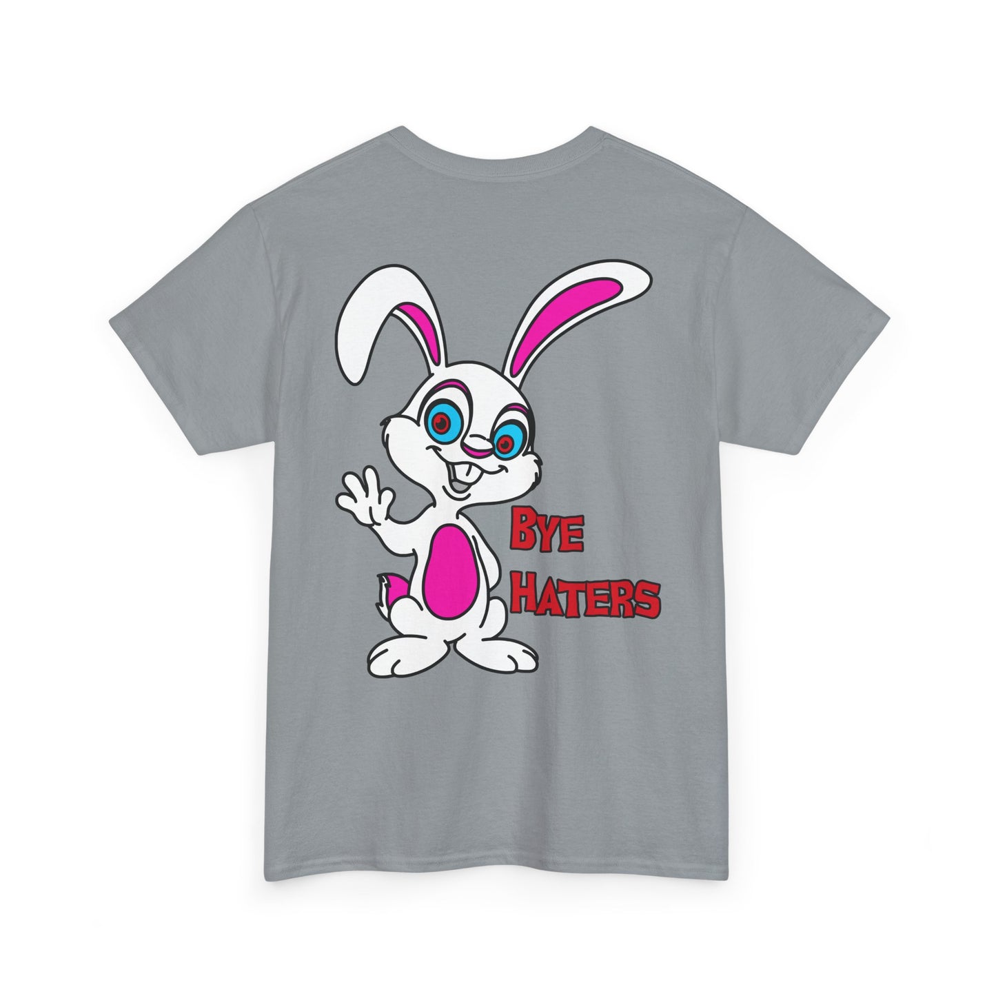 Bye Haters Bunny, Rad Moto Bunny, Heavy Cotton T-Shirt