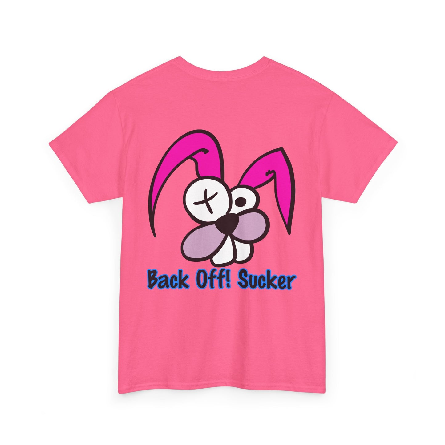 Back Off Sucker Bunny, Rad Moto Bunny, Heavy Cotton T-Shirt