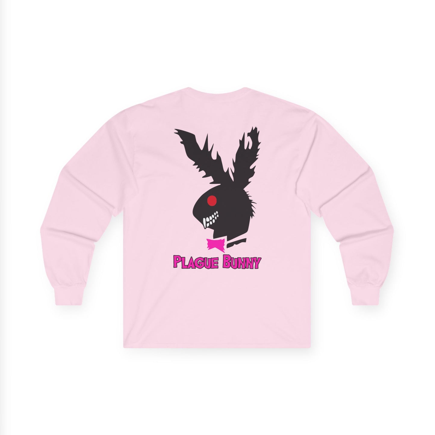 Plague Bunny, Rad Moto Bunny, Unisex Long Sleeve Tee - Bold Graphic T-Shirt for Motorcycle Enthusiasts