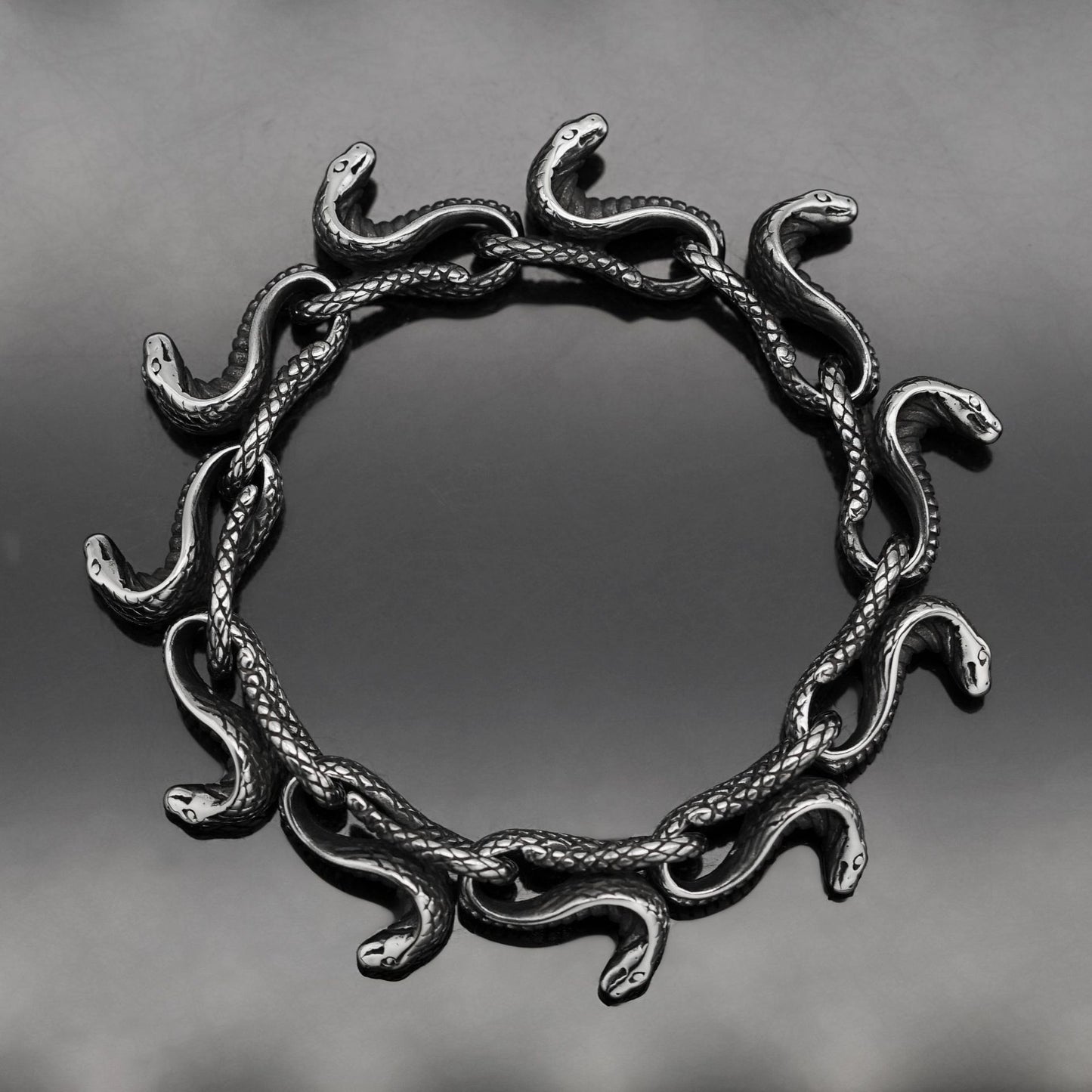 Stainless Steel Cobra Bracelet