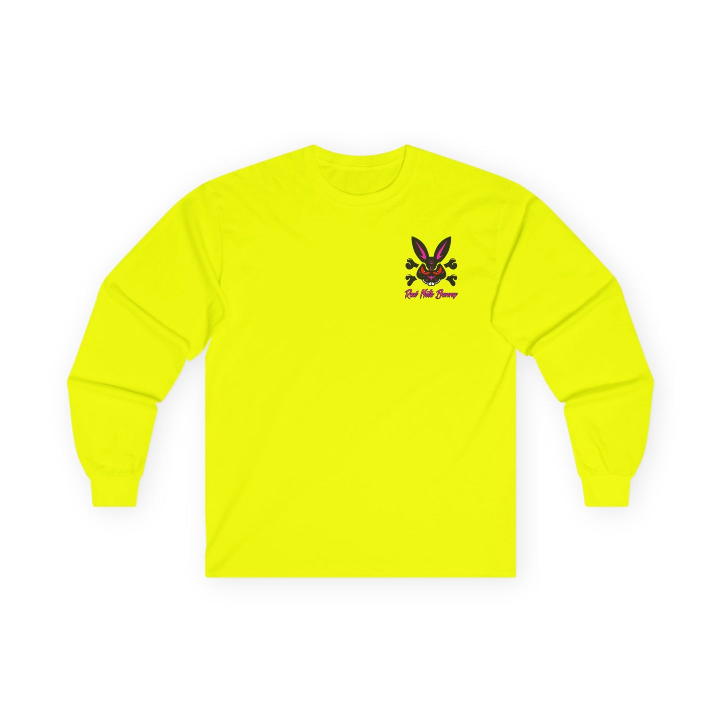Bunny Bait, Rad Moto Bunny, Unisex Long Sleeve Tee - Bold Graphic T-Shirt for Motorcycle Enthusiasts