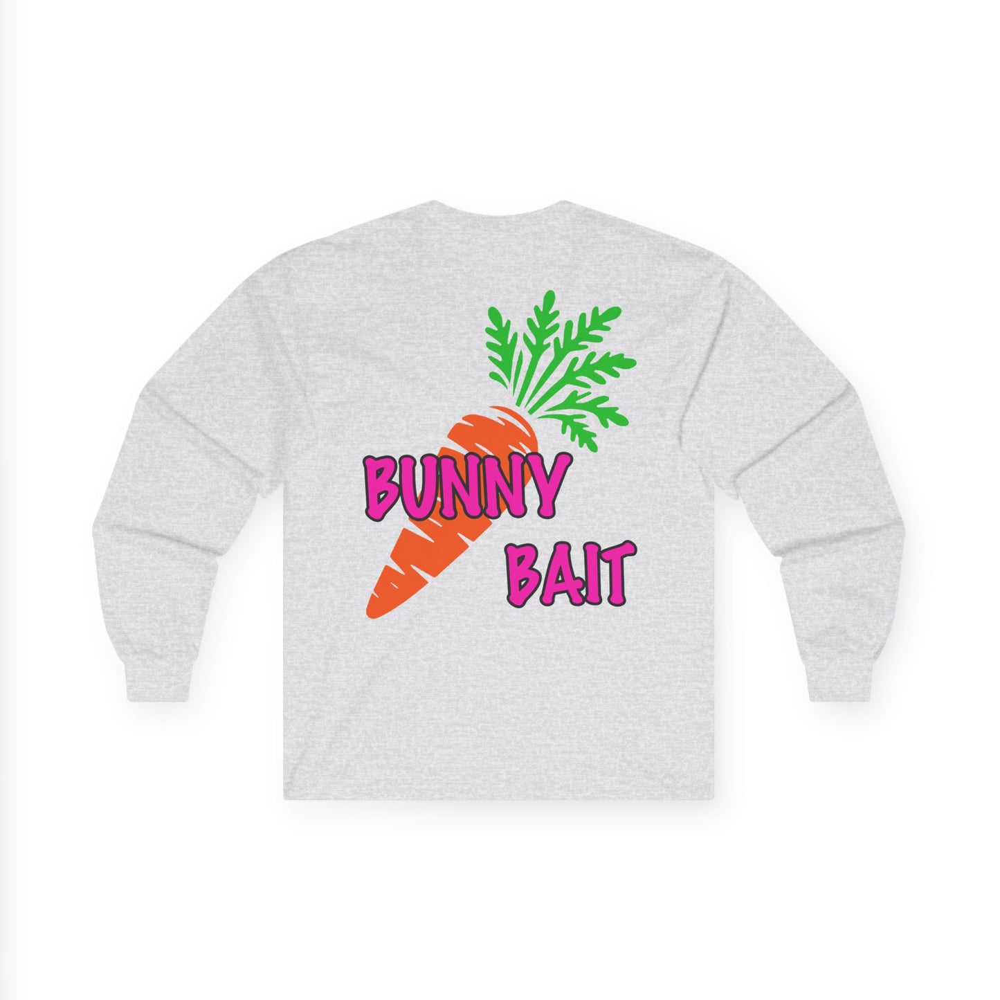 Bunny Bait, Rad Moto Bunny, Unisex Long Sleeve Tee - Bold Graphic T-Shirt for Motorcycle Enthusiasts