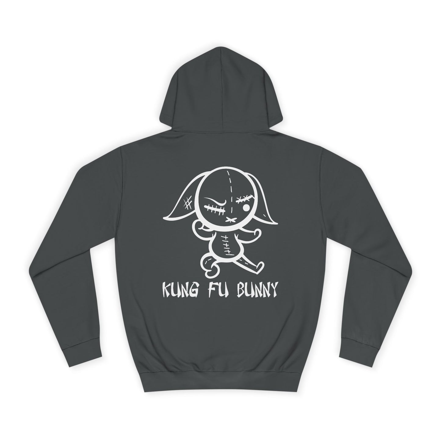 Kung Fu Bunny, Rad Moto Bunny, Unisex Hoodie - Biker Style Sweatshirt for Motorcycle Enthusiasts