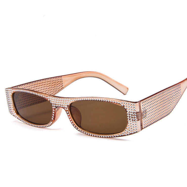 Rhinestone Studded Sunglasses