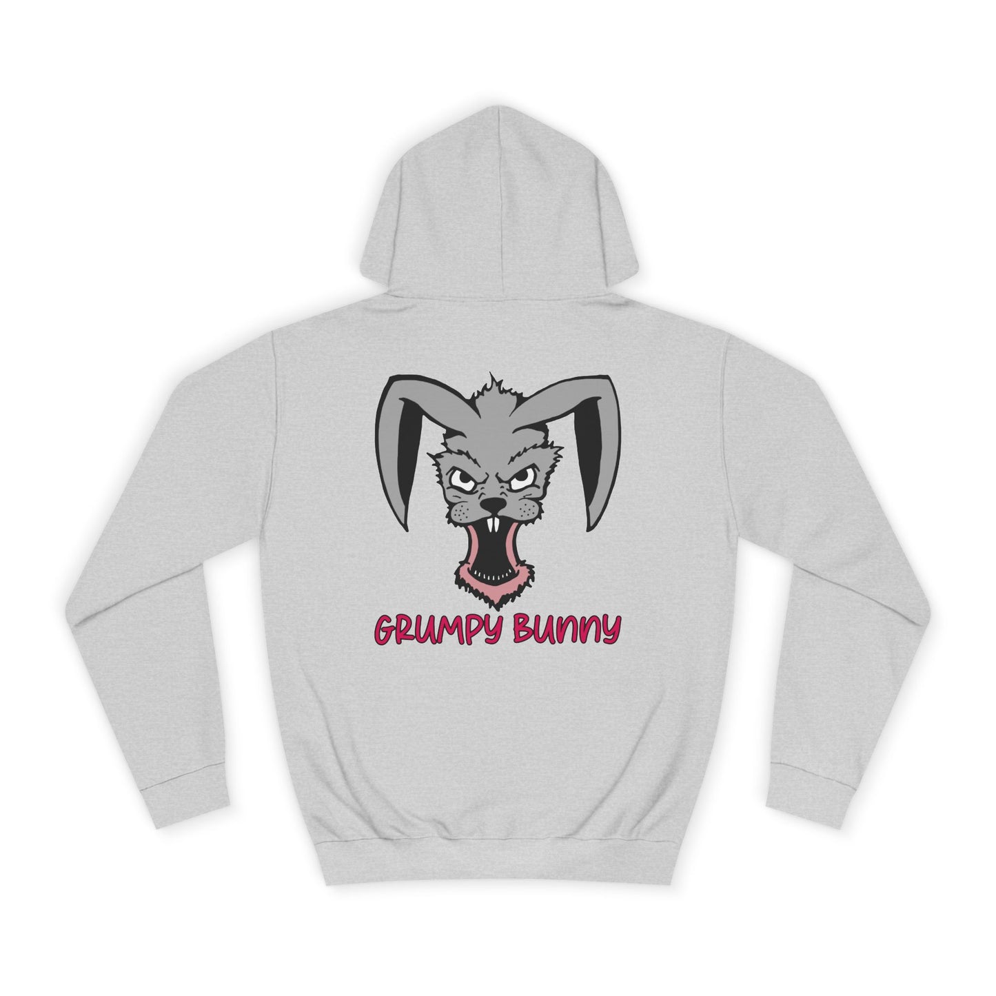 Grumpy Bunny, Rad Moto Bunny, Unisex Hoodie - Biker Style Sweatshirt for Motorcycle Enthusiasts