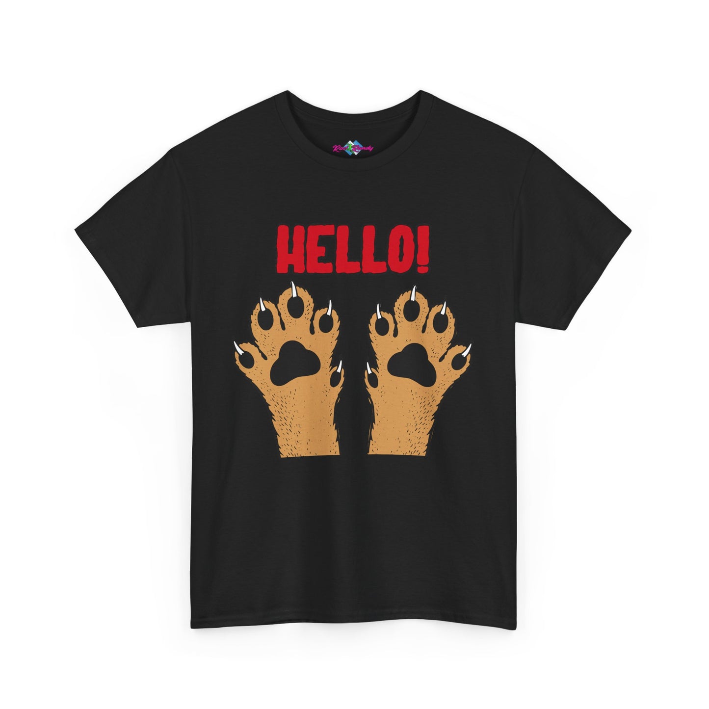 Hello Paws. Heavy Cotton T-Shirt