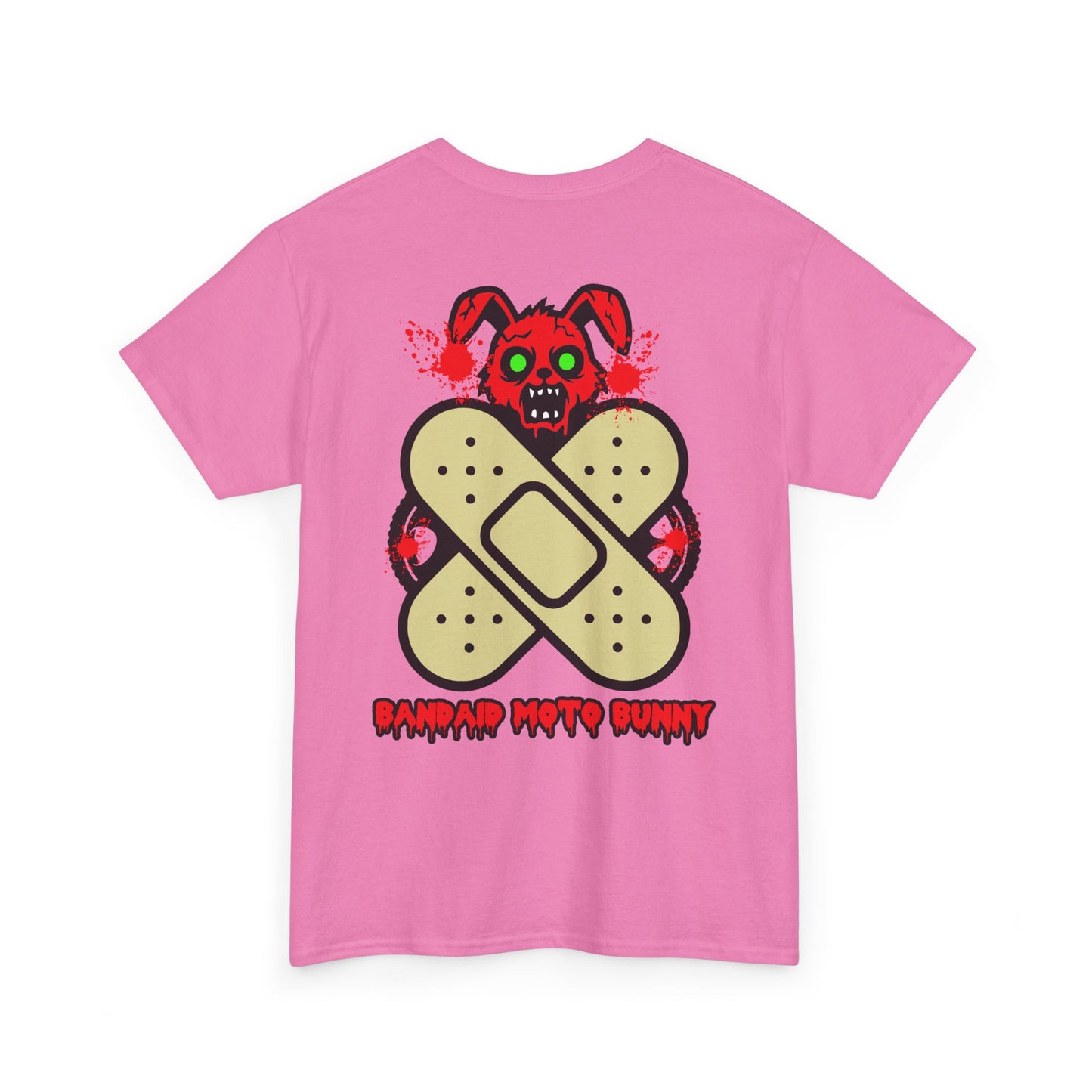 Bandaid Moto Bunny, Rad Moto Bunny, Heavy Cotton T-Shirt