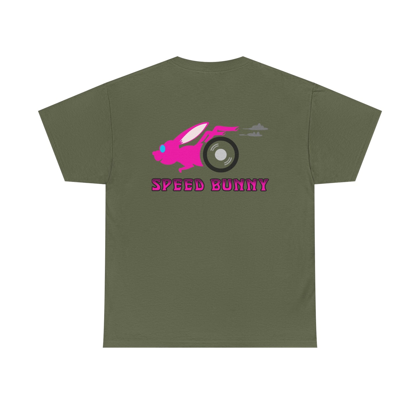 Speed Bunny, Rad Moto Bunny, Heavy Cotton T-Shirt
