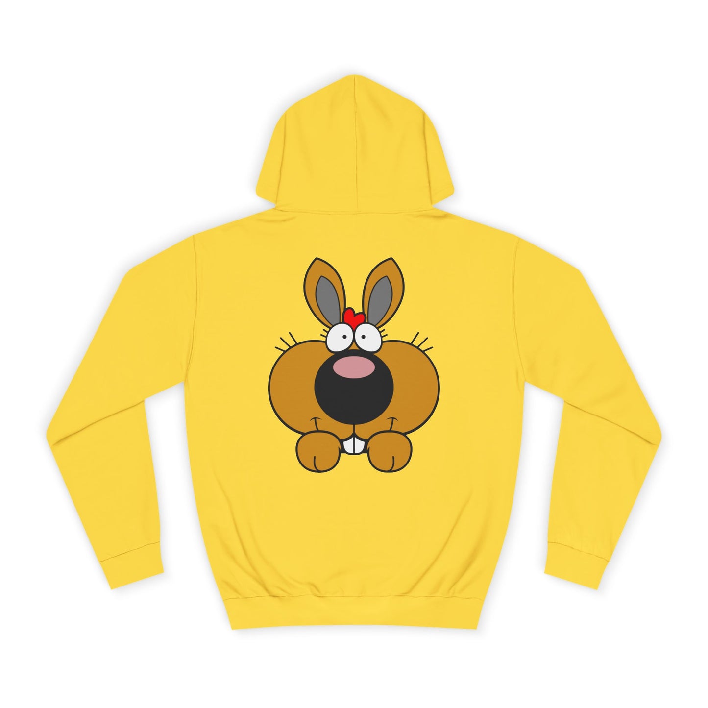 Love Bunny, Rad Moto Bunny, Unisex Hoodie - Biker Style Sweatshirt for Motorcycle Enthusiasts