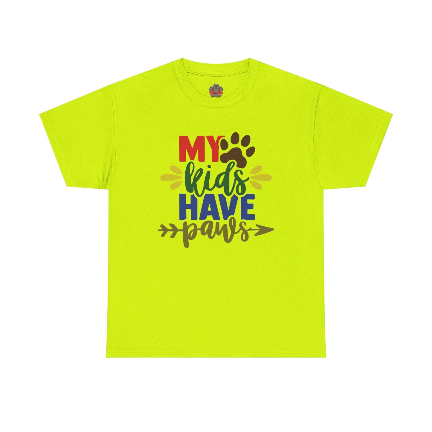 My Kids Have Paws. Heavy Cotton T-Shirt