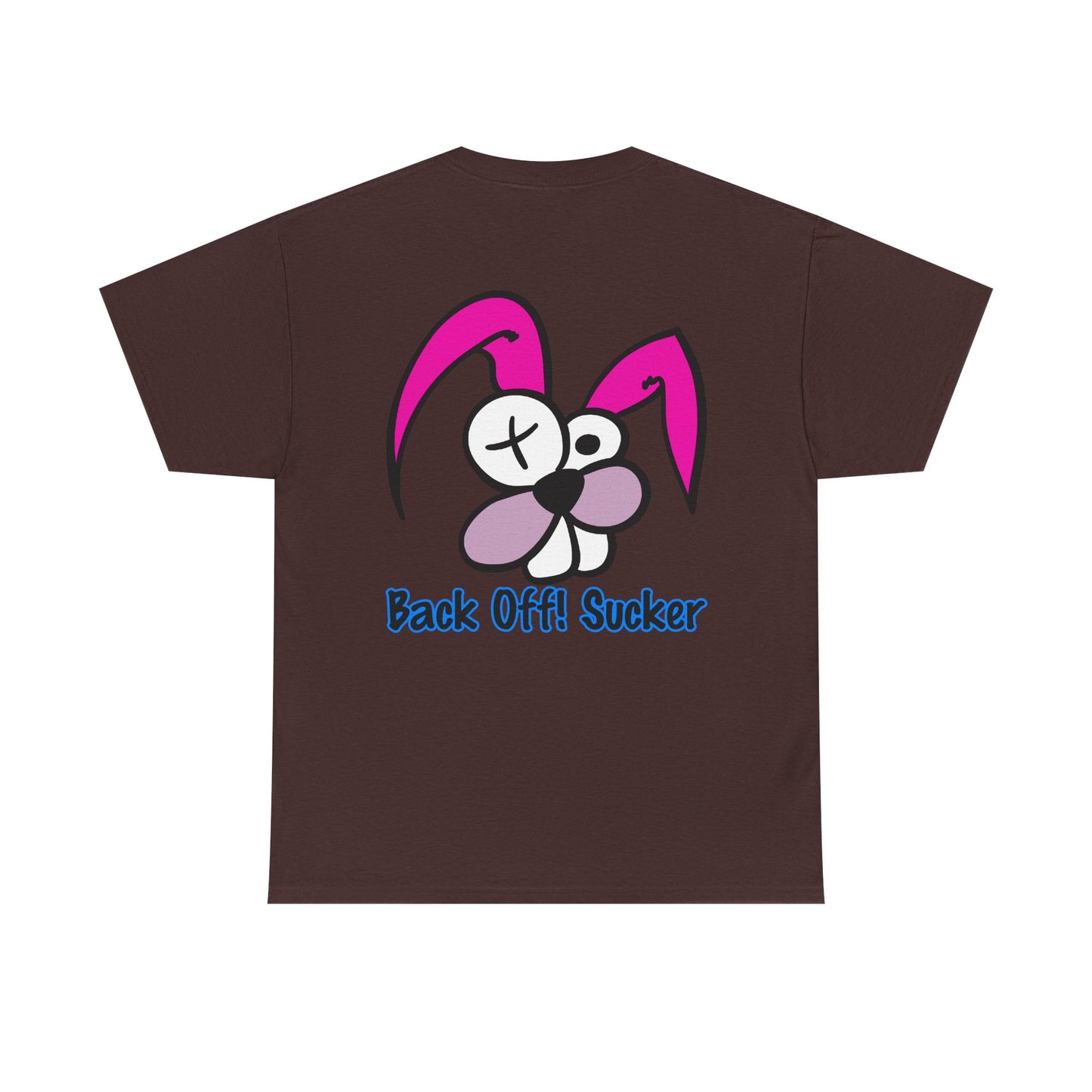 Back Off Sucker Bunny, Rad Moto Bunny, Heavy Cotton T-Shirt