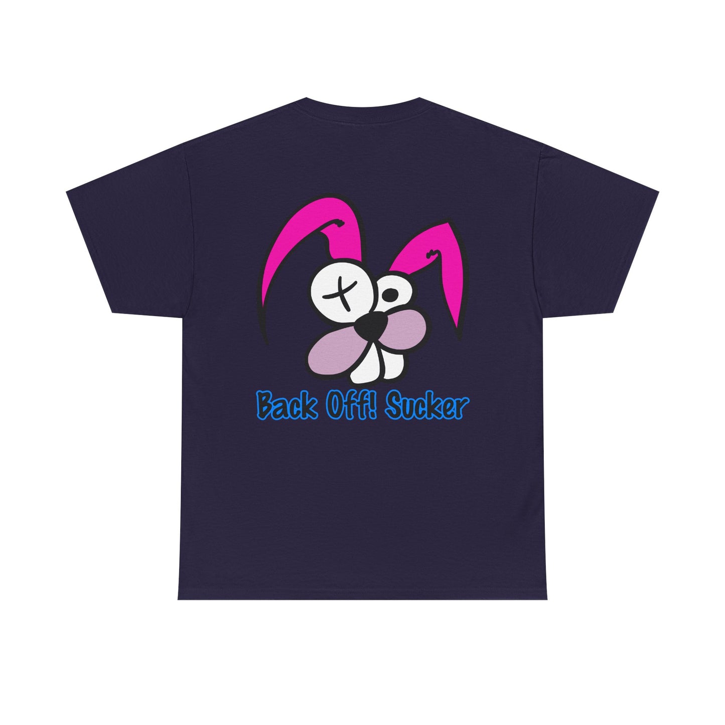 Back Off Sucker Bunny, Rad Moto Bunny, Heavy Cotton T-Shirt