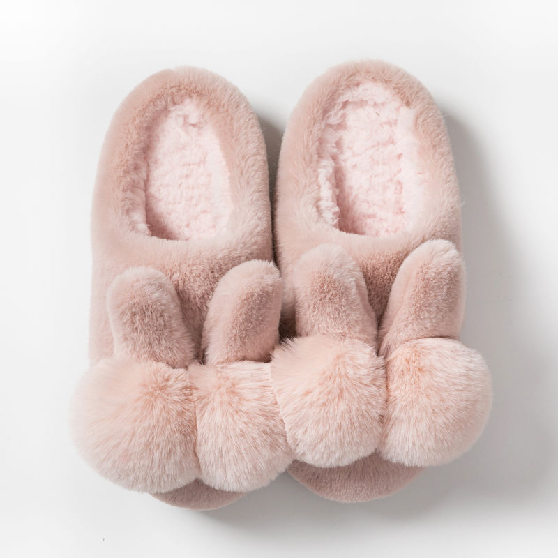 Fluffy Bunny Slippers