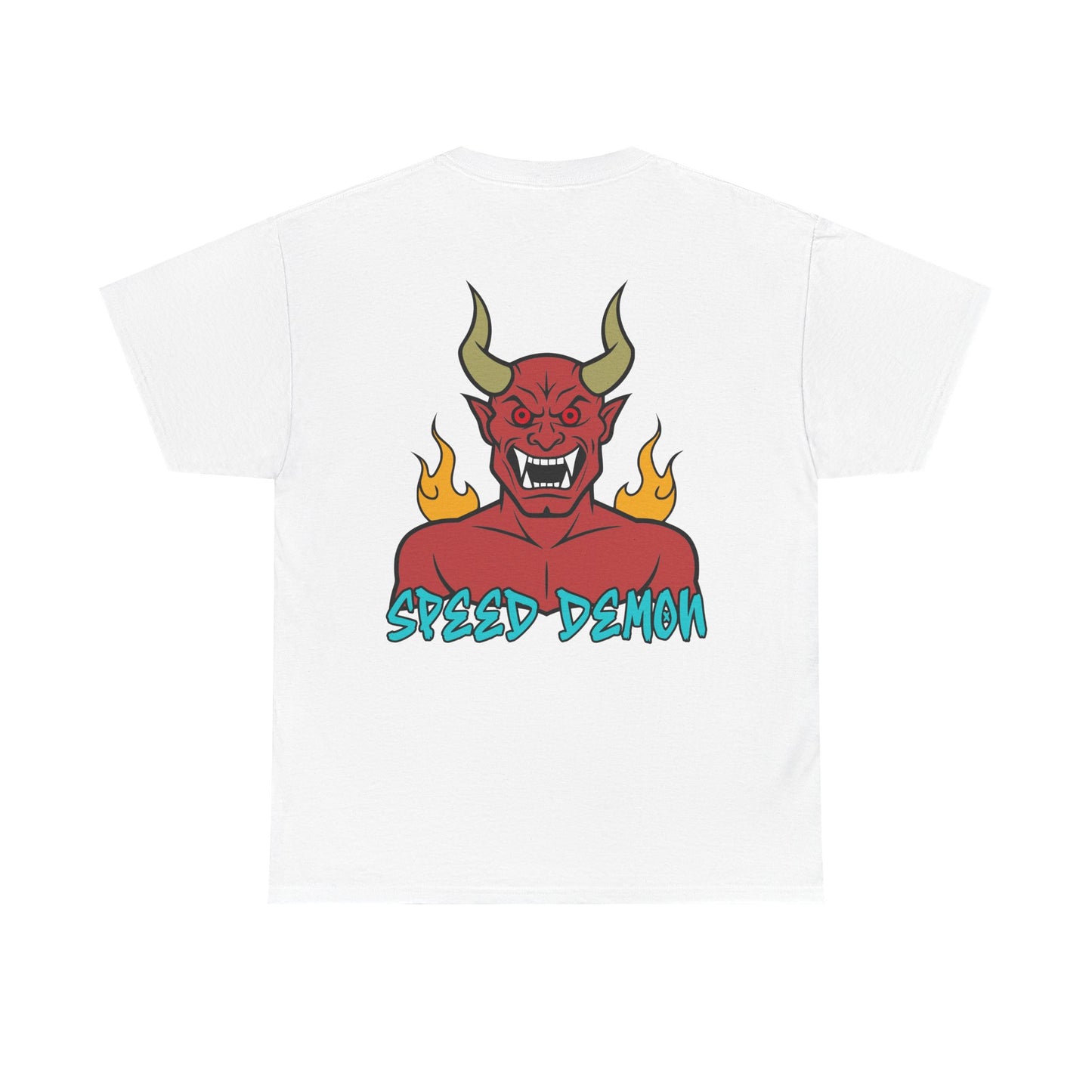 Speed Demon, Rad Moto Bunny, Heavy Cotton T-Shirt