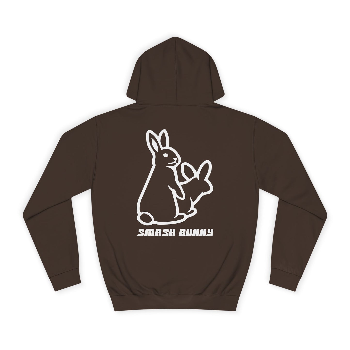 Smash Bunny, Rad Moto Bunny, Unisex Hoodie - Biker Style Sweatshirt for Motorcycle Enthusiasts