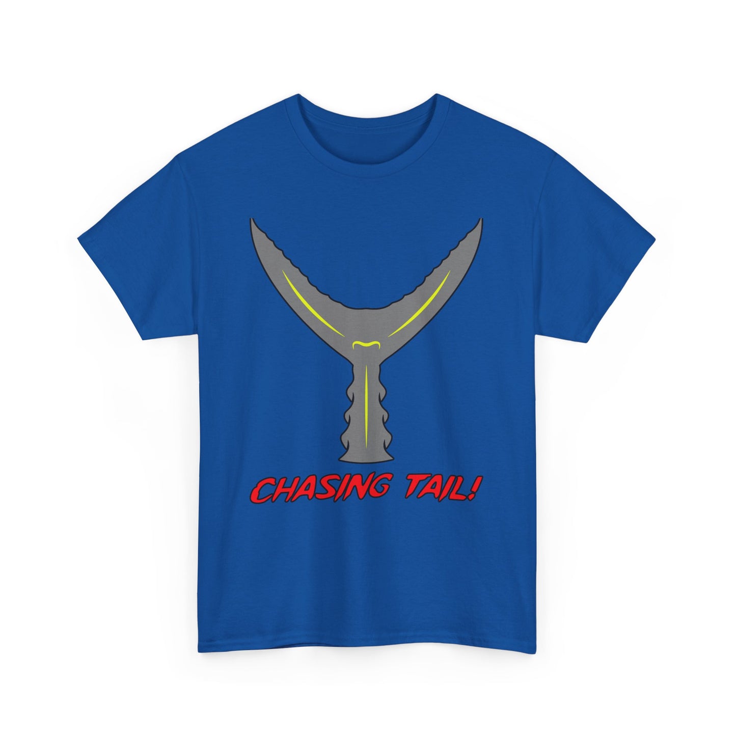 Chasing Tail. Heavy Cotton T-Shirt