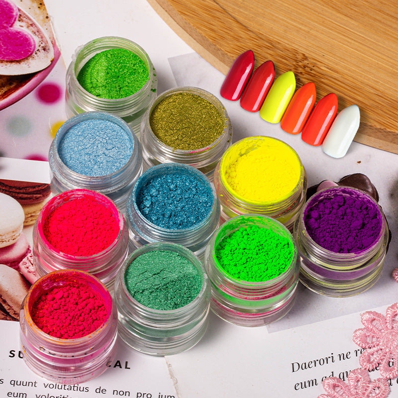 6 Color set Pearl Powder
