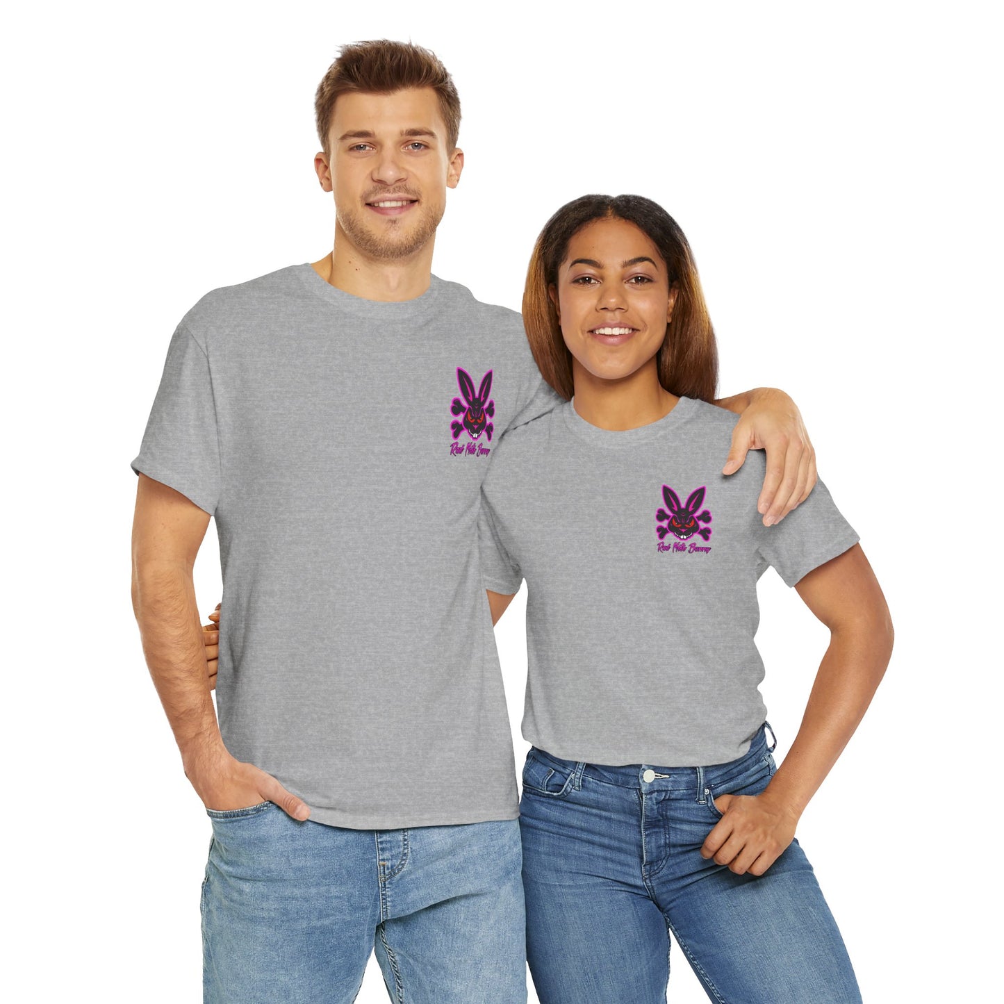 Da Bunny Bomb, Rad Moto Bunny, Heavy Cotton T-Shirt