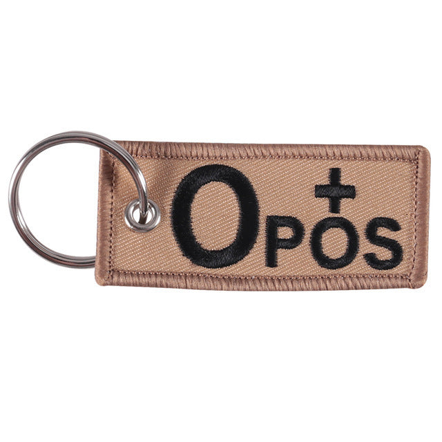 Blood Type Keychain