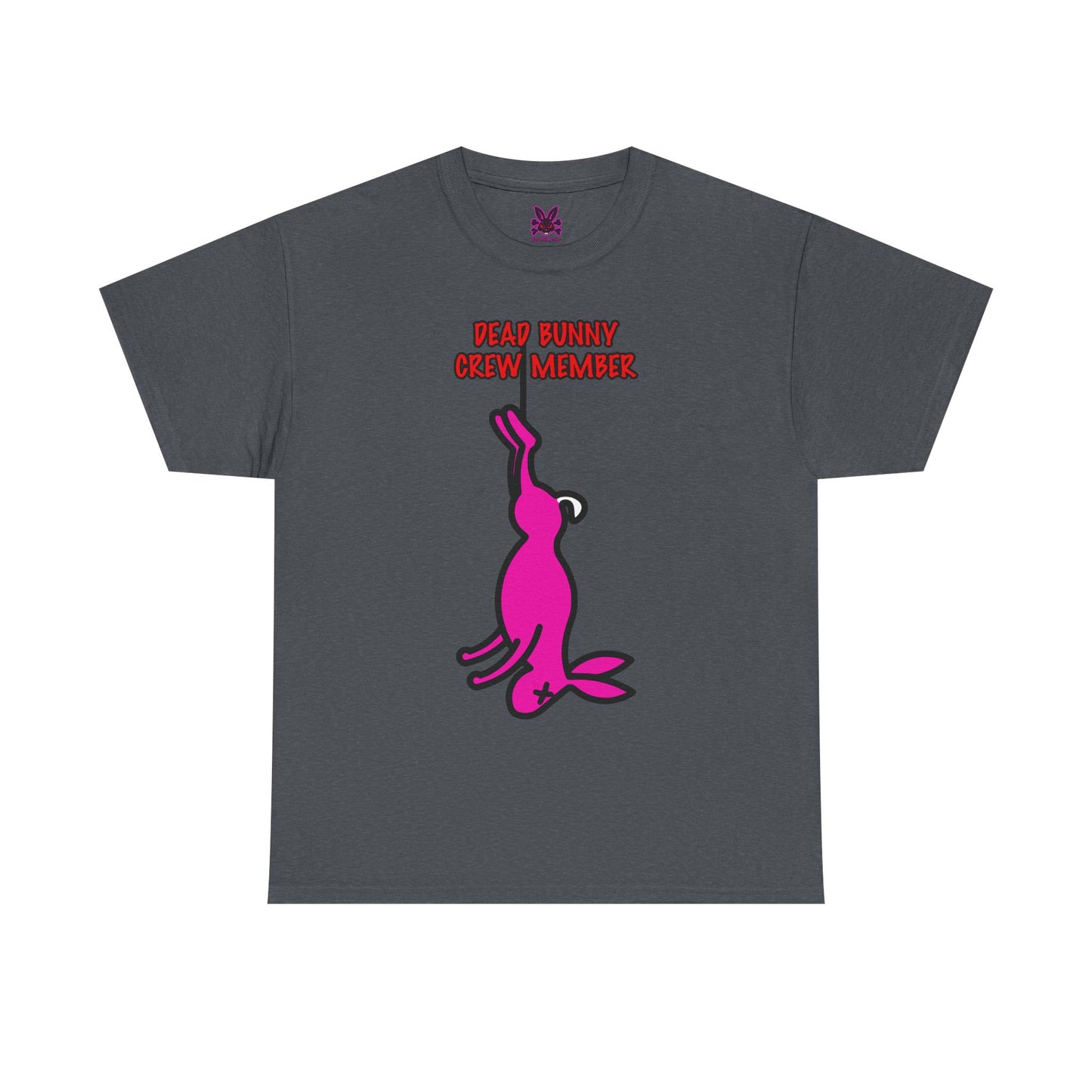 Dead Bunny Crew Member. Rad Moto Bunny, Heavy Cotton T-Shirt