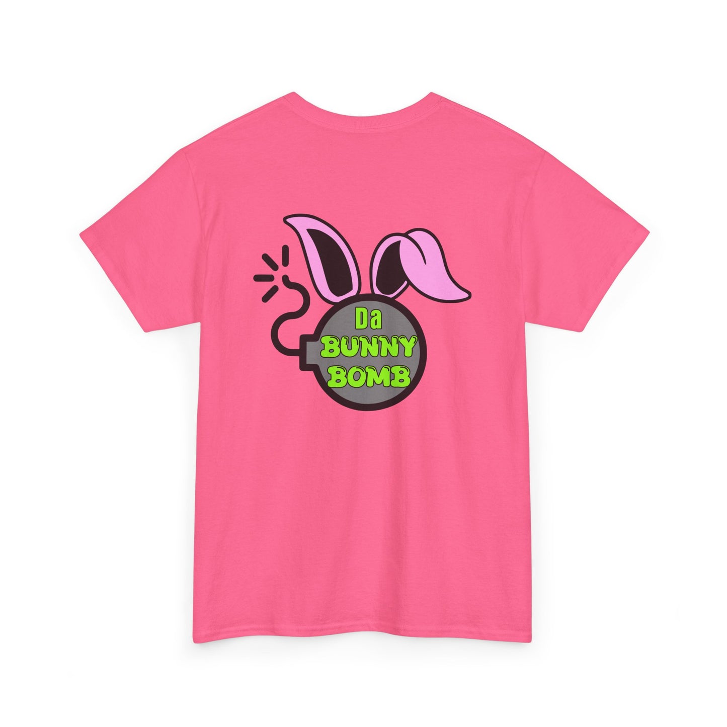 Da Bunny Bomb, Rad Moto Bunny, Heavy Cotton T-Shirt