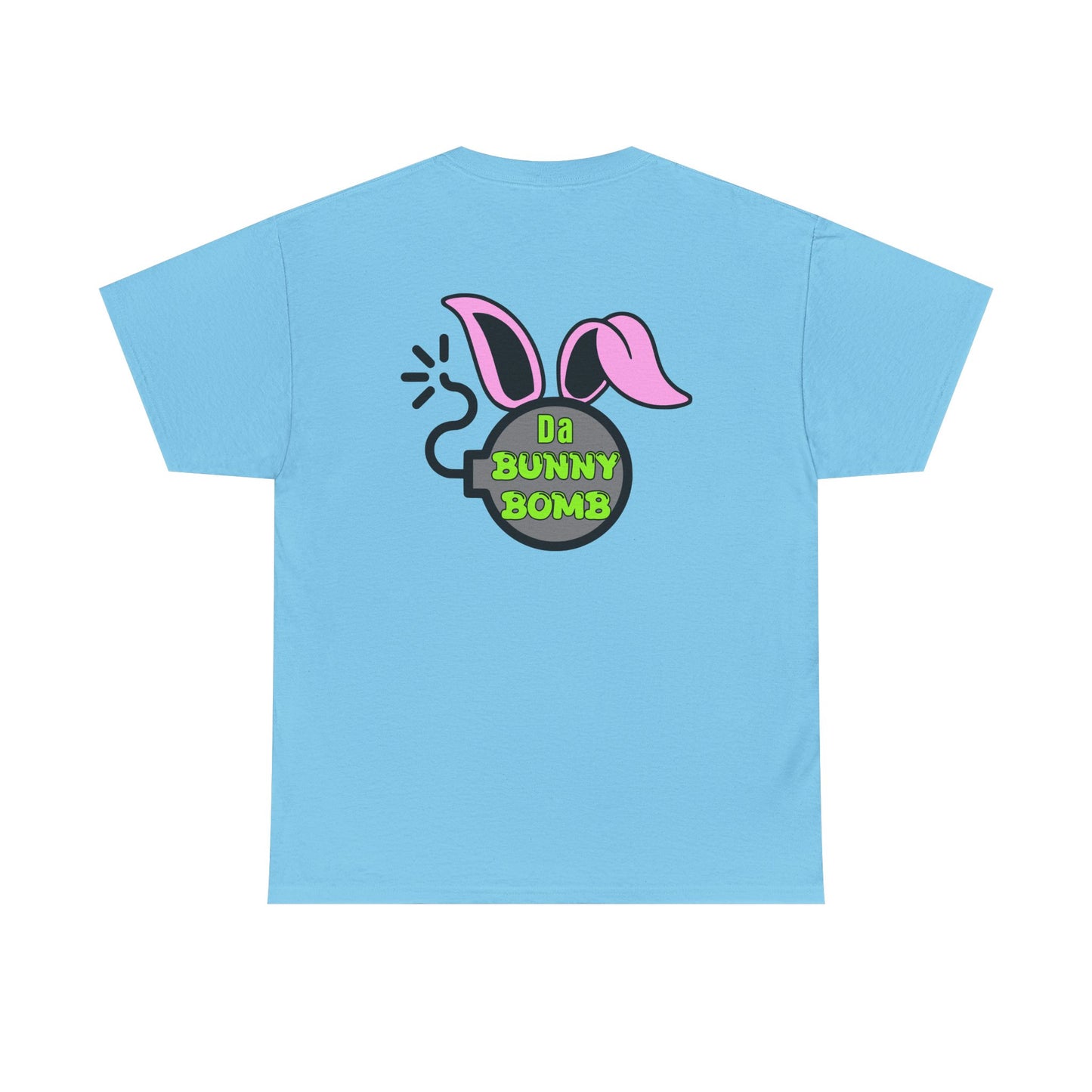 Da Bunny Bomb, Rad Moto Bunny, Heavy Cotton T-Shirt