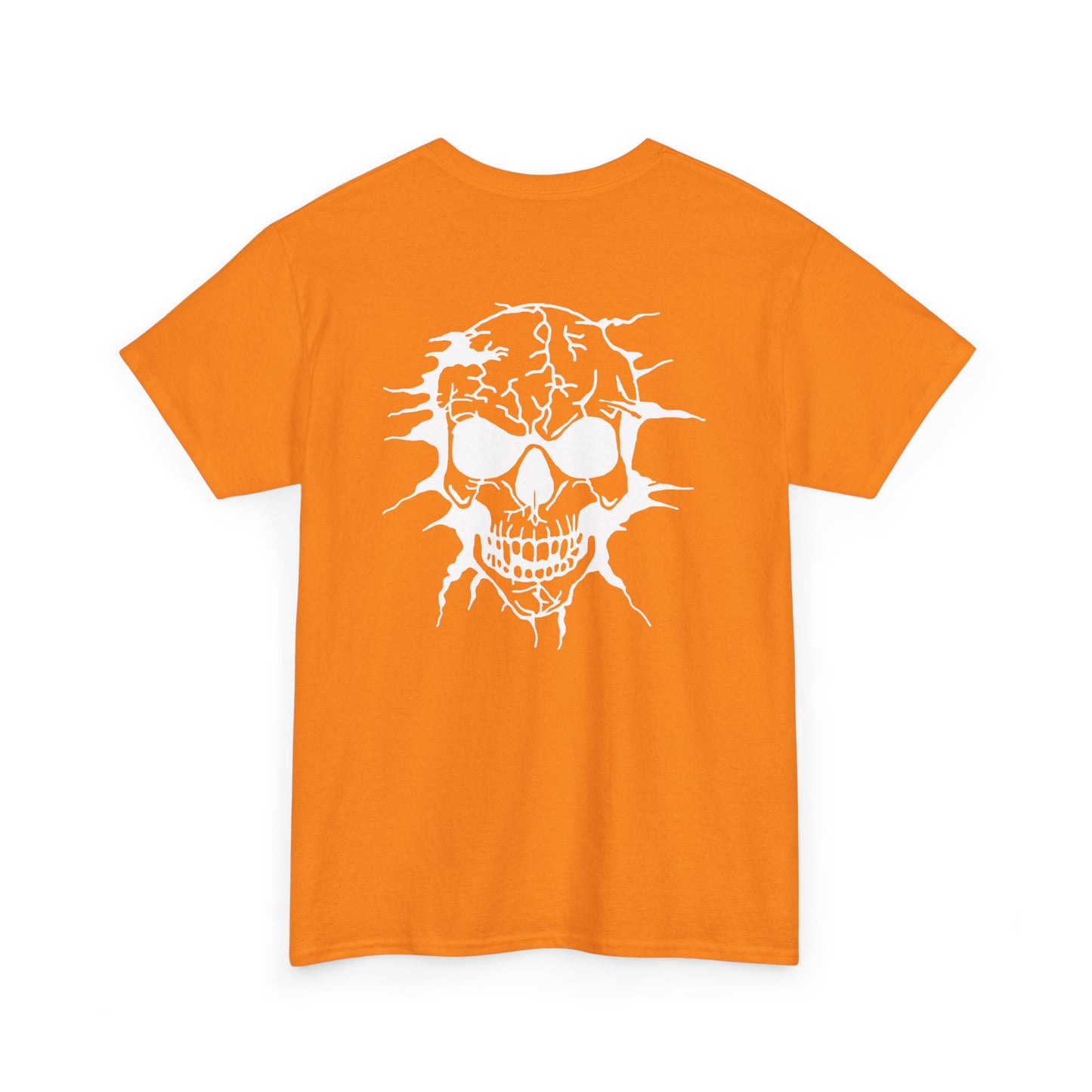 Breakout Skull, Rad Moto Bunny, Heavy Cotton T-Shirt