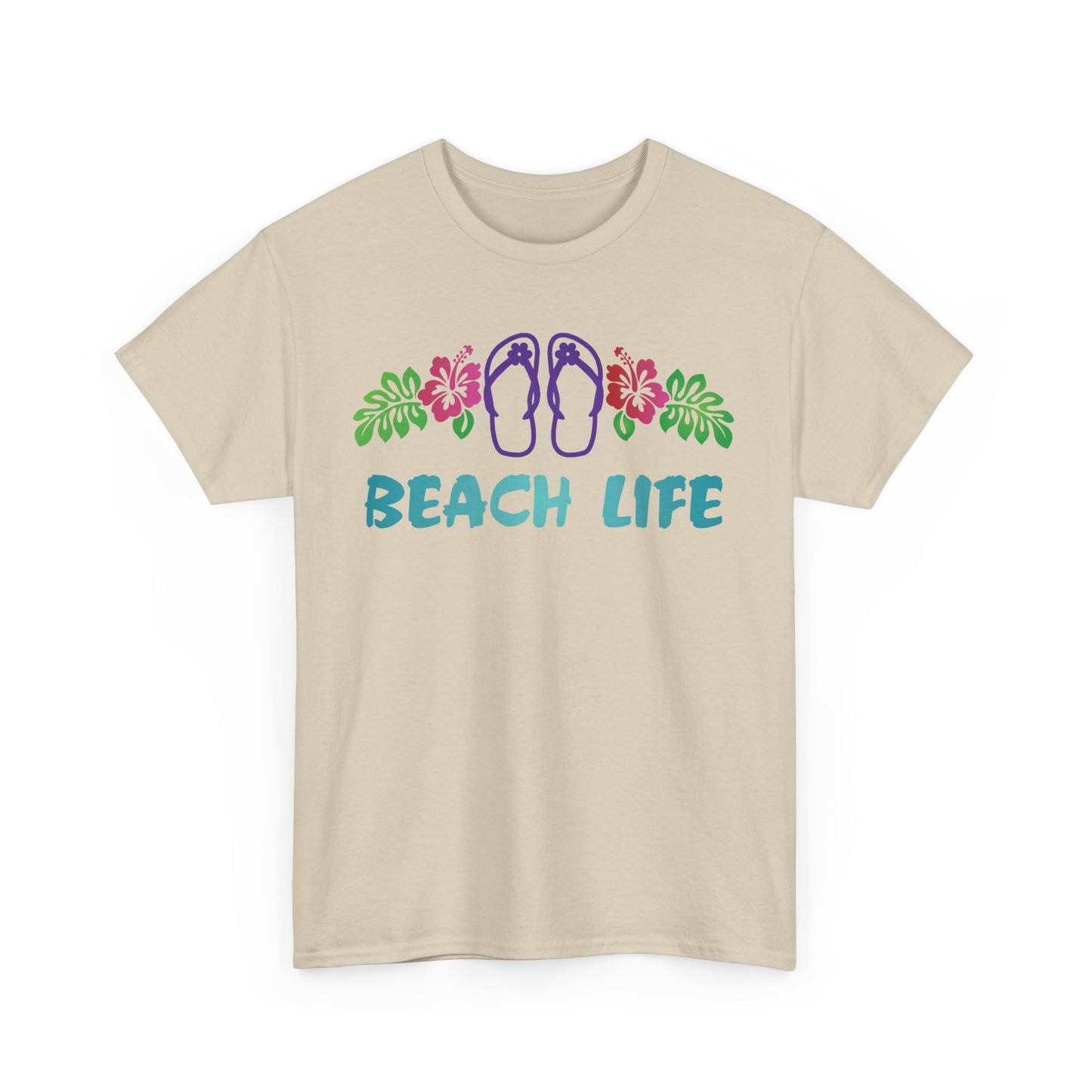 Beach Life. Heavy Cotton T-Shirt