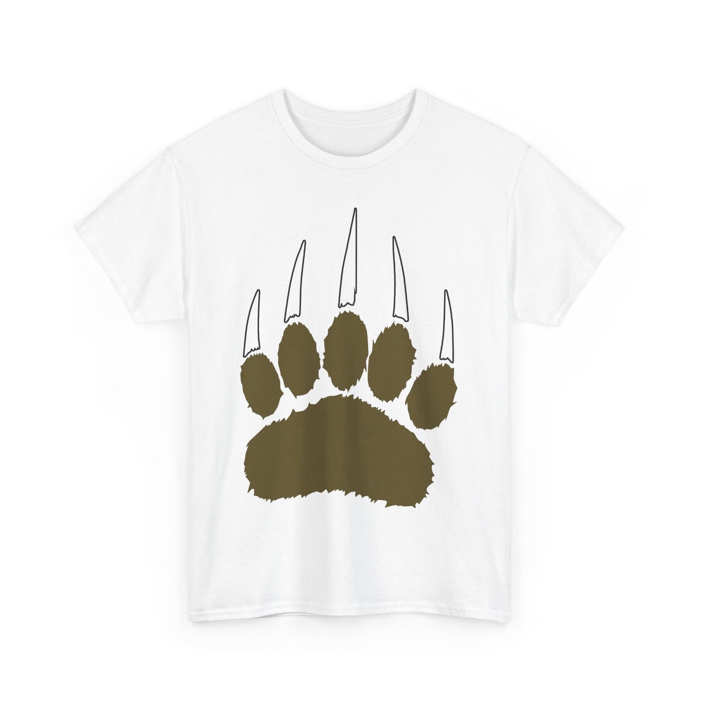 Bear Paw. Heavy Cotton T-Shirt